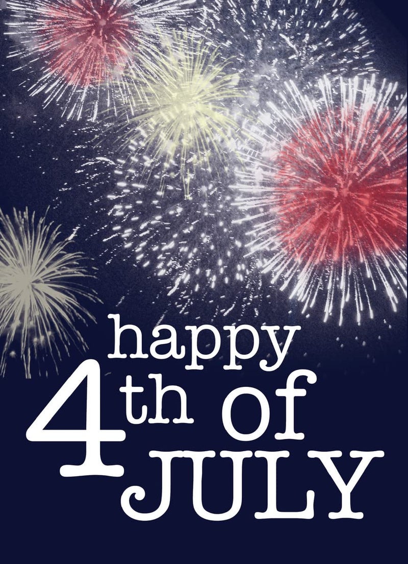 CEO Cards Independence Day Cards for Family & Business (Colorful Fireworks) Happy 4th of July Bulk Greeting Card Set Pack of 25 with Red Envelopes (5x7 inch - A7) Office, Work, Employees & Clients (JF1503) - Image 2